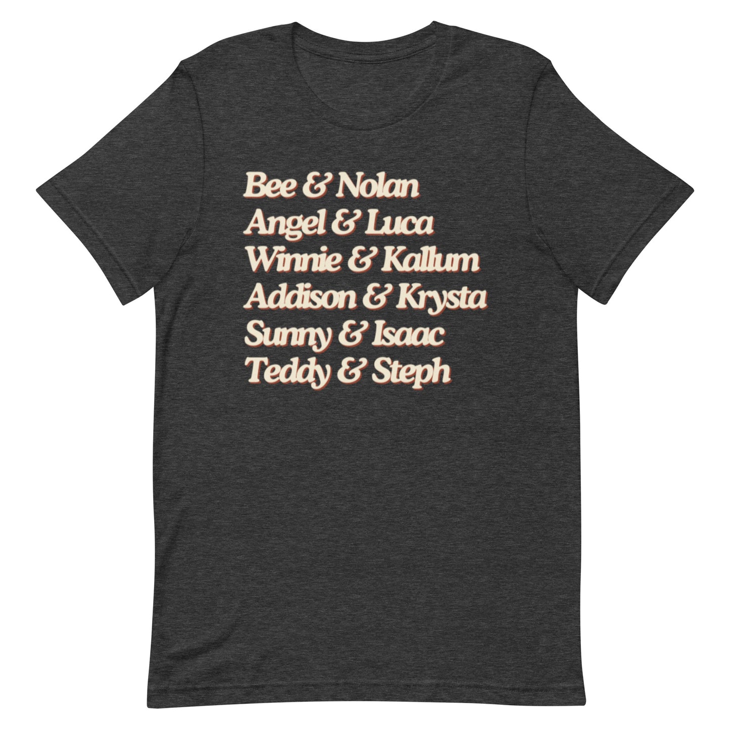 Christmas Notch Couples T-shirt