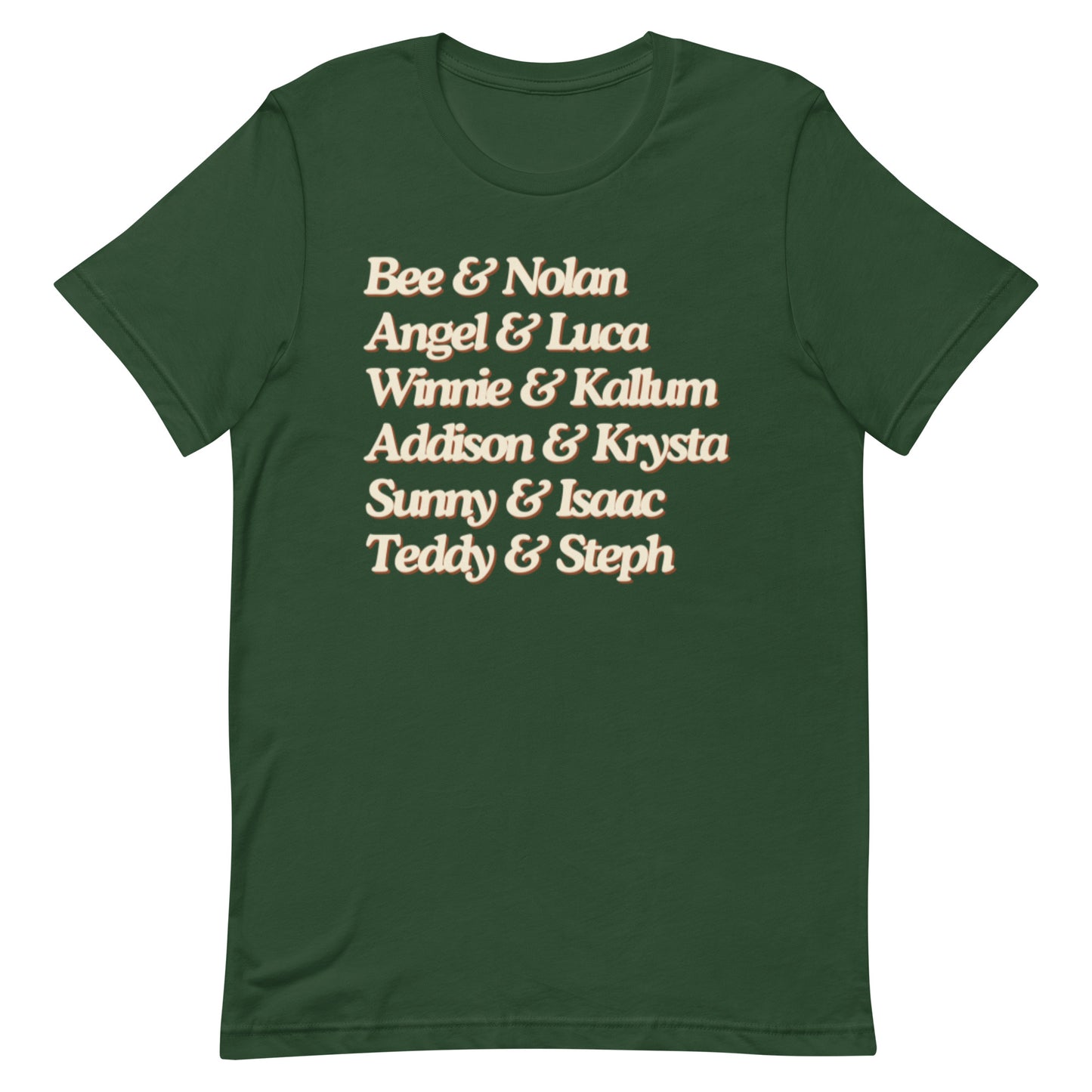 Christmas Notch Couples T-shirt