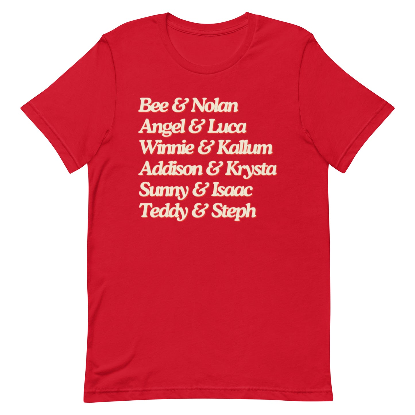Christmas Notch Couples T-shirt