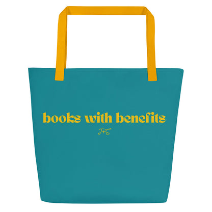 Books with Benefits Tote Bag