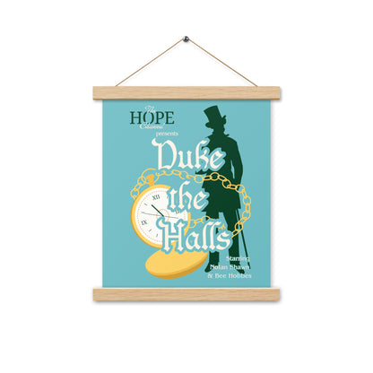 Duke the Halls Poster with hangers