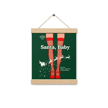 Santa Baby Poster with Hangers