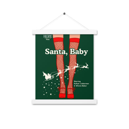 Santa Baby Poster with Hangers