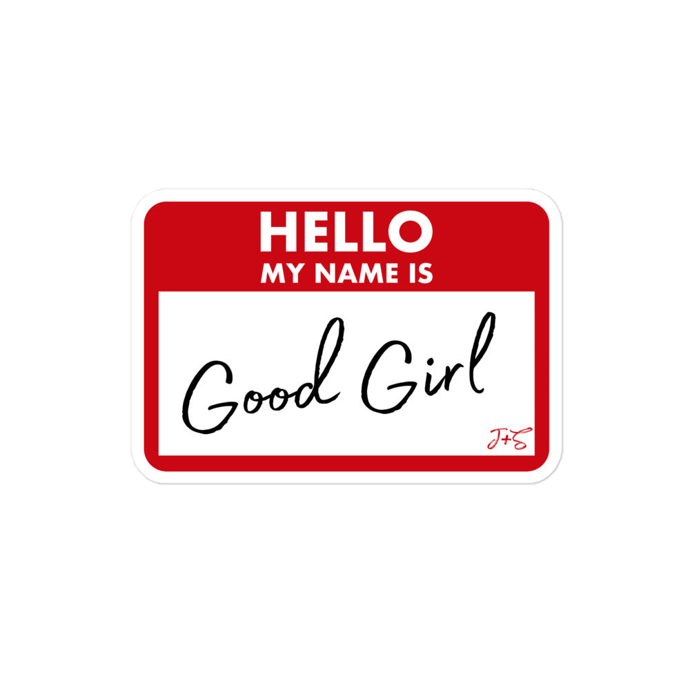 Good Girl Sticker