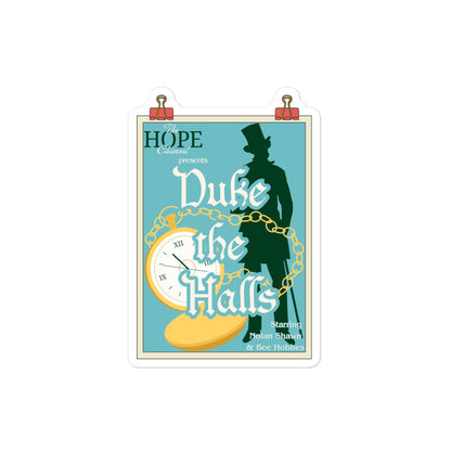 Duke the Halls Sticker