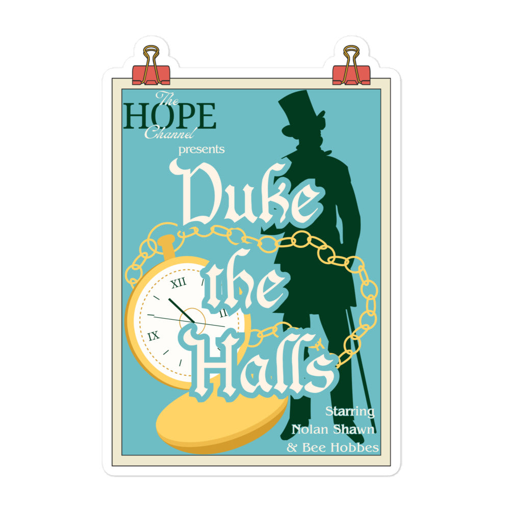 Duke the Halls Sticker