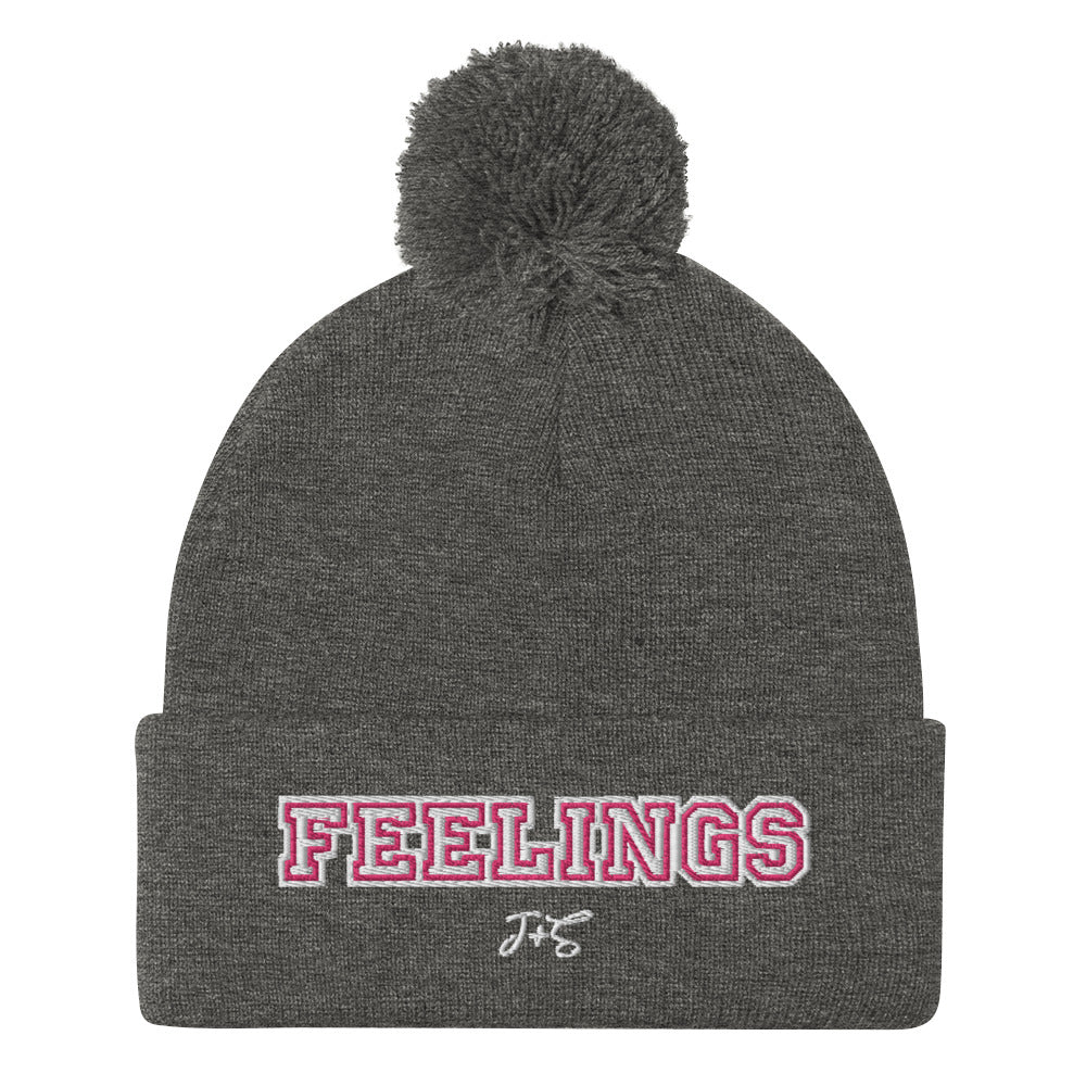 Feelings Pom-Pom Beanie