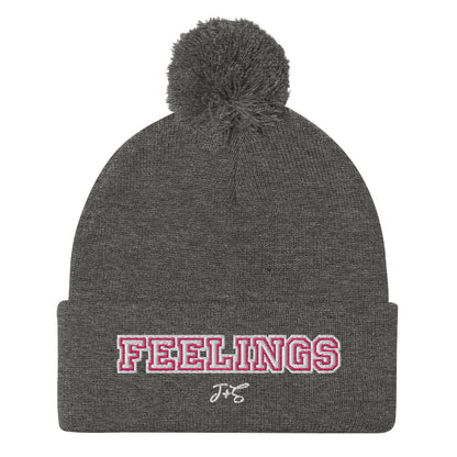 Feelings Pom-Pom Beanie