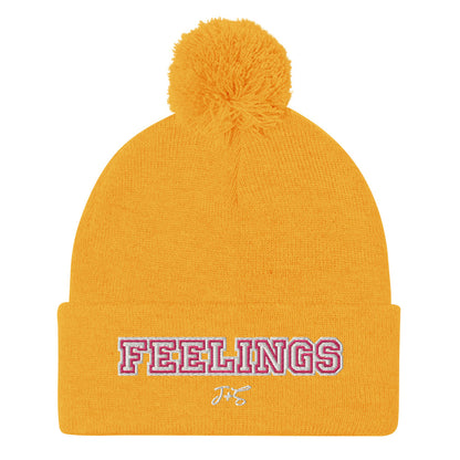 Feelings Pom-Pom Beanie