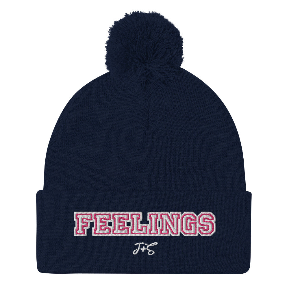 Feelings Pom-Pom Beanie