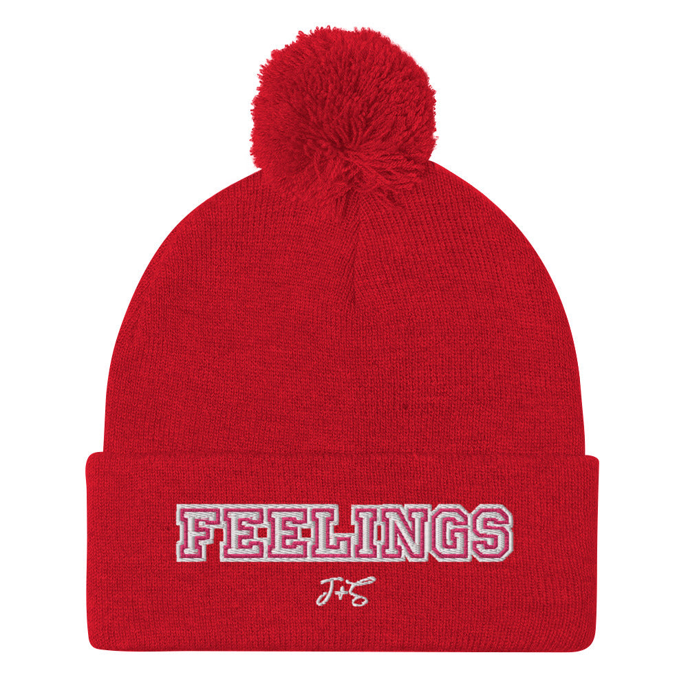 Feelings Pom-Pom Beanie