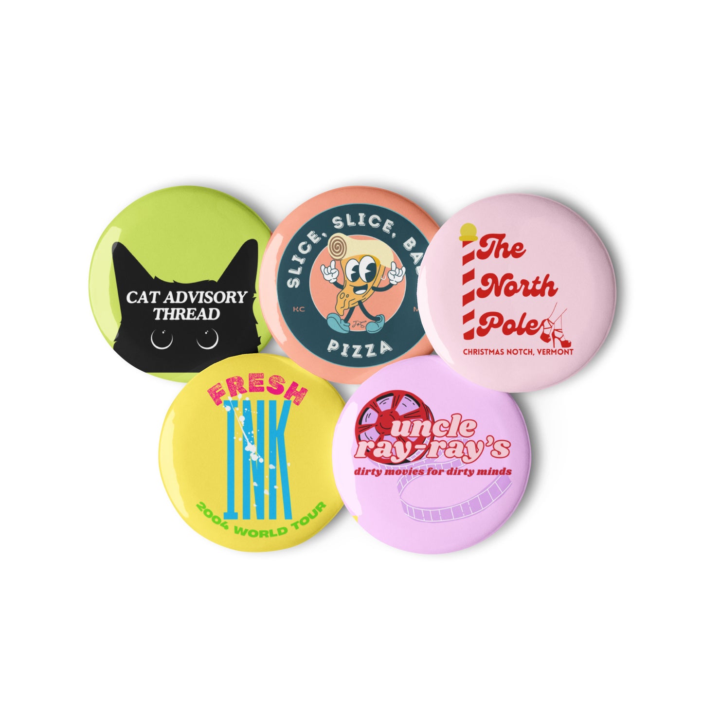 J+S Set of 1.25" Buttons 2