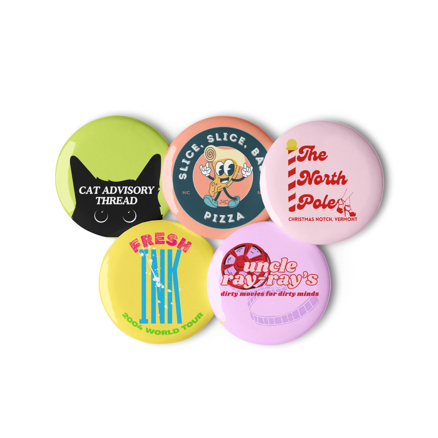 J+S Set of 1.25" Buttons 2