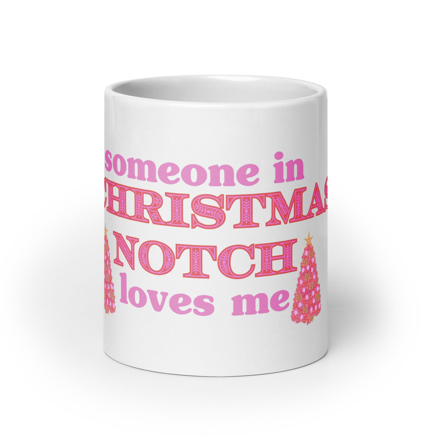 Someone in Christmas Notch Mug